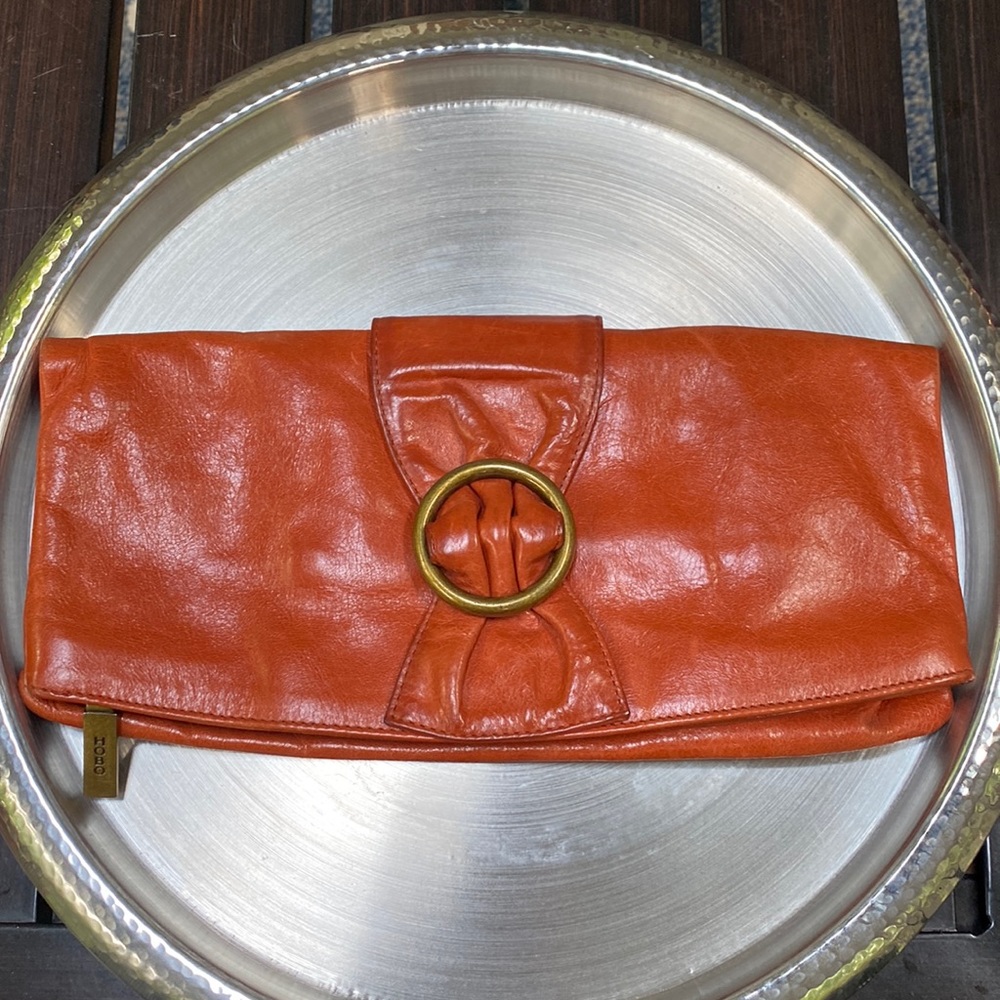 Hobo International Burnt Orange Clutch